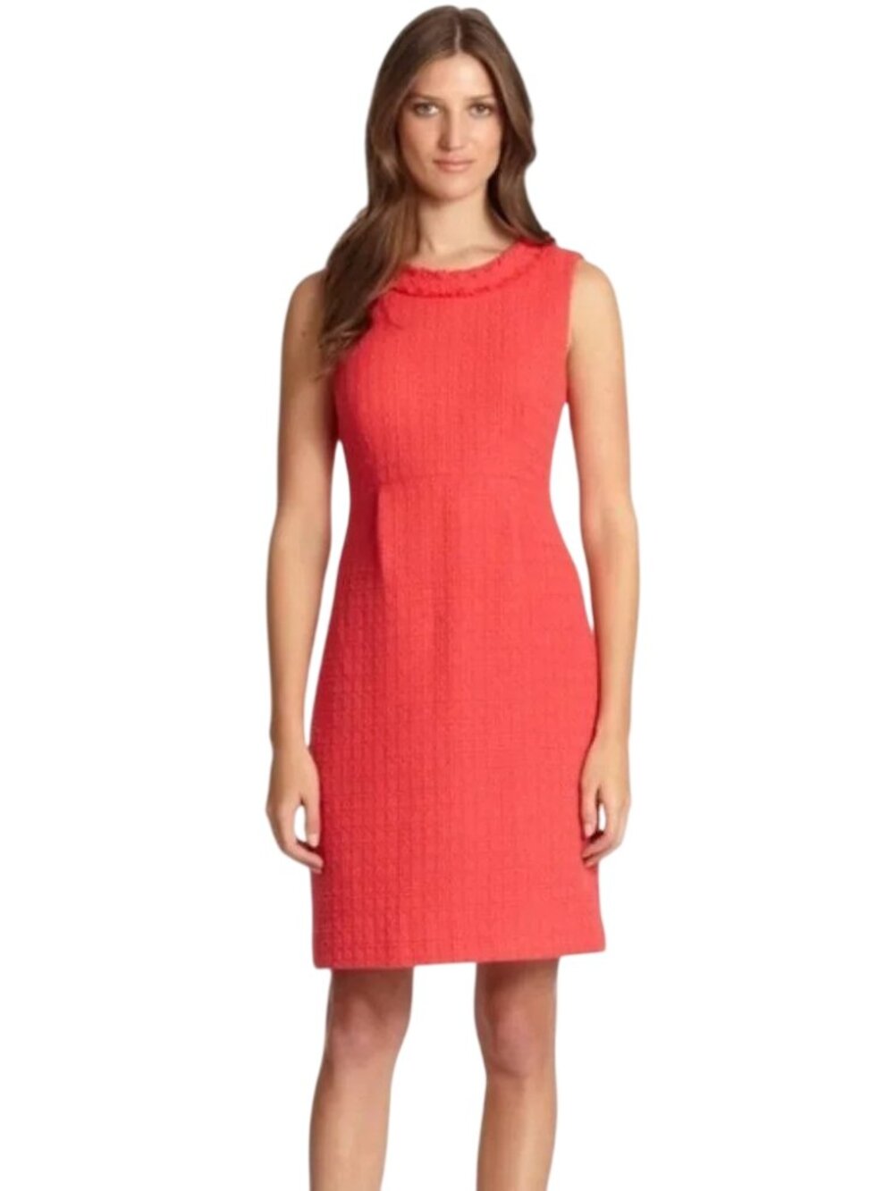 Kate Spade Terri Dress Size 2 Geranium Sleeveless Cotton Blend NWT DR-1952